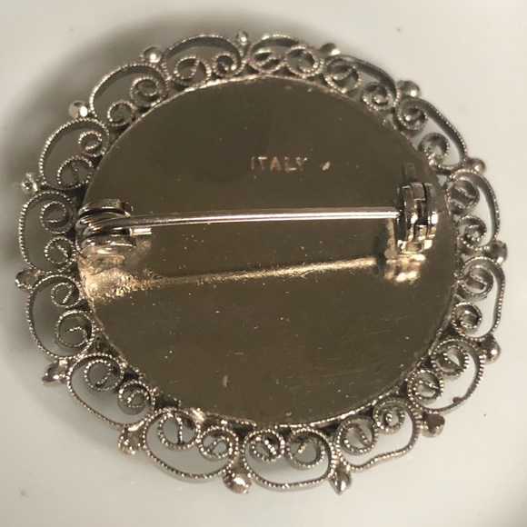 Vintage Micro Mosaic Brooch - Picture 4 of 4